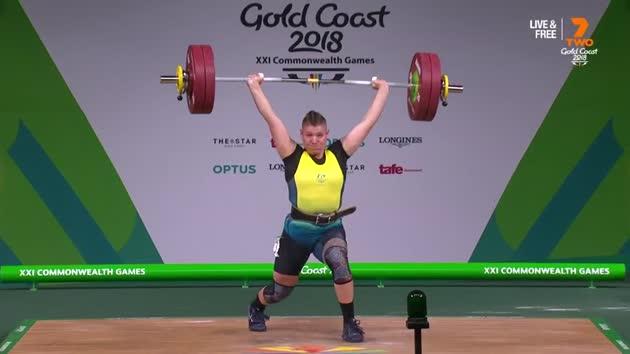 kaitlyn fassina silver medal clean and jerk